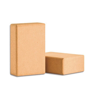 Yoga Block Cork Wood Yoga Brick Soft High Density Yoga Block To Support Poses Home Fitness Equipment