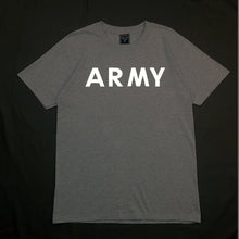 US ARMY Top Quality PT Style APFU Military Physical Training T Shirt  Gray Gym Summer Shirt Men Sportswear Reflective