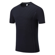 Men Gym Short Sleeves Running Workout Print T shirt Bodybuilding  Traning High Quality Sports Men Reflective Shirts