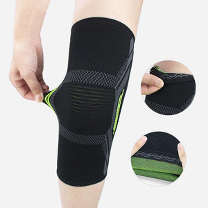 Sports Knee Pads Elastic Non-slip Cold Protective Knee Brace Fitness Running Cycling Gear Equipment