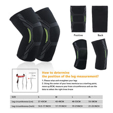 Sports Knee Pads Elastic Non-slip Cold Protective Knee Brace Fitness Running Cycling Gear Equipment