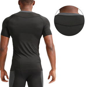 Gym Shirt Compression Men Dry Fit Tee Short Sleeve T Shirt Sportswear Workout Fitness Quick Dry Men&#39;s Run Tracksuits sweatshirts