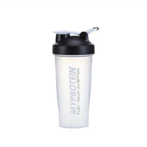 600ML Sport Shaker Bottle Whey Protein Powder Mixing Bottle Portable Gym Fitness Kettle With Metal Agitator Leak Proof Lid