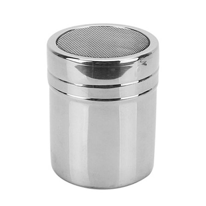 Sugar Shaker With Lid Stainless Steel Fine Mesh Shaker Cinnamon Icing Sugar Powder Cocoa Flour Chocolate Coffee Sifter